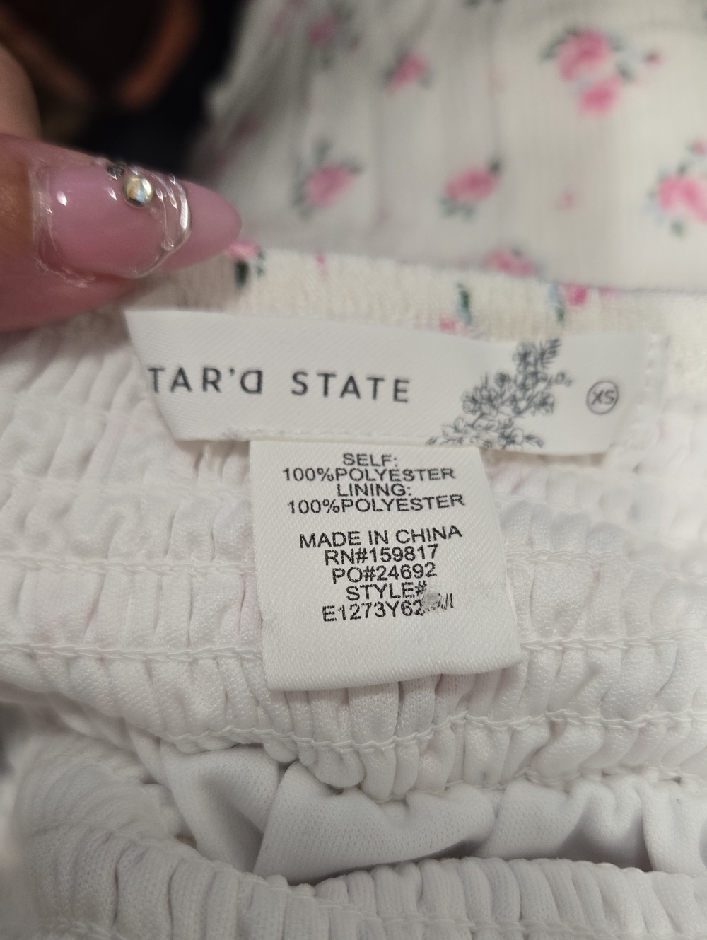Altar’d State-Ditsy Floral Midi Dress-Size X-Small - Picture 10 of 12